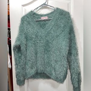 Pink rose xsmall v neck sweater